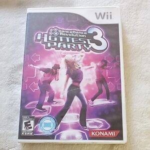 Dance Dance Revolution Hottest Party 3 for Wii PERFECT CONDITION